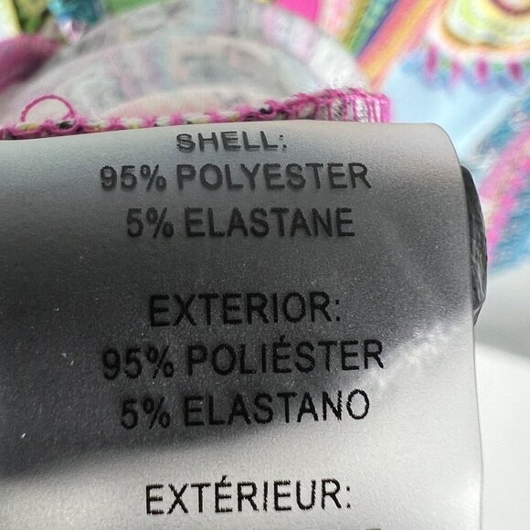 Tommy Hilfiger Womens 8 Psychedelic 70s Thyme Sleeveless Groovy Dress Stretchy - Picture 12 of 14